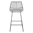 District Bronze Metal Wire Tapered Bar Chair