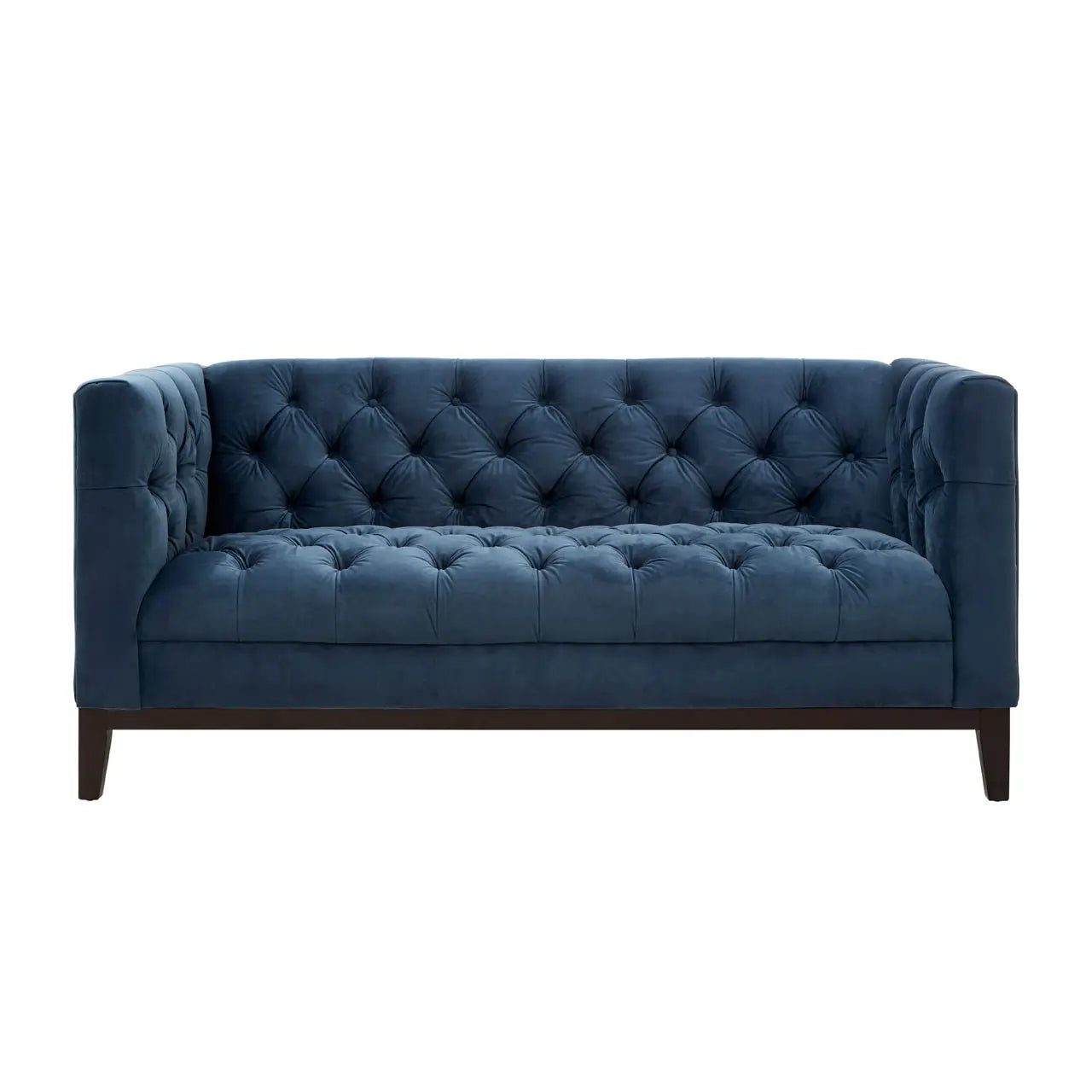 Sasha 2 Seater Midnight Velvet Sofa