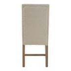 Lyon Beige Linen Dining Chair