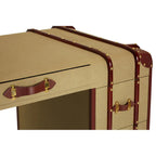 Columbus Leather Trim Canvas Desk