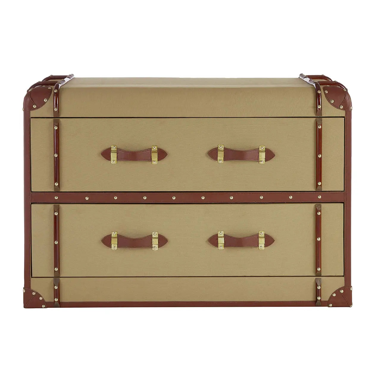 Columbus 2 Drawer Canvas Cabinet