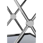 Novo 2 Tier Silver And Cross Design Trolley