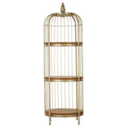 Mantis 3 Tier Champagne Gold Birdcage Unit