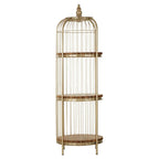 Mantis 3 Tier Champagne Gold Birdcage Unit