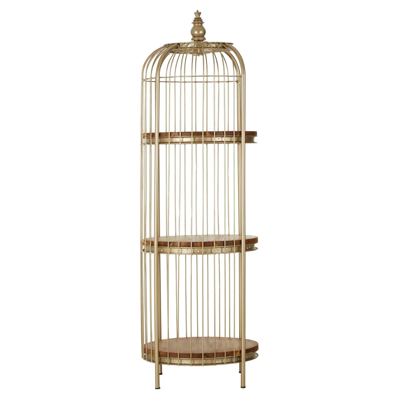 Mantis 3 Tier Champagne Gold Birdcage Unit