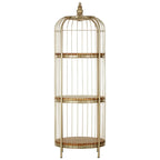 Mantis 3 Tier Champagne Gold Birdcage Unit