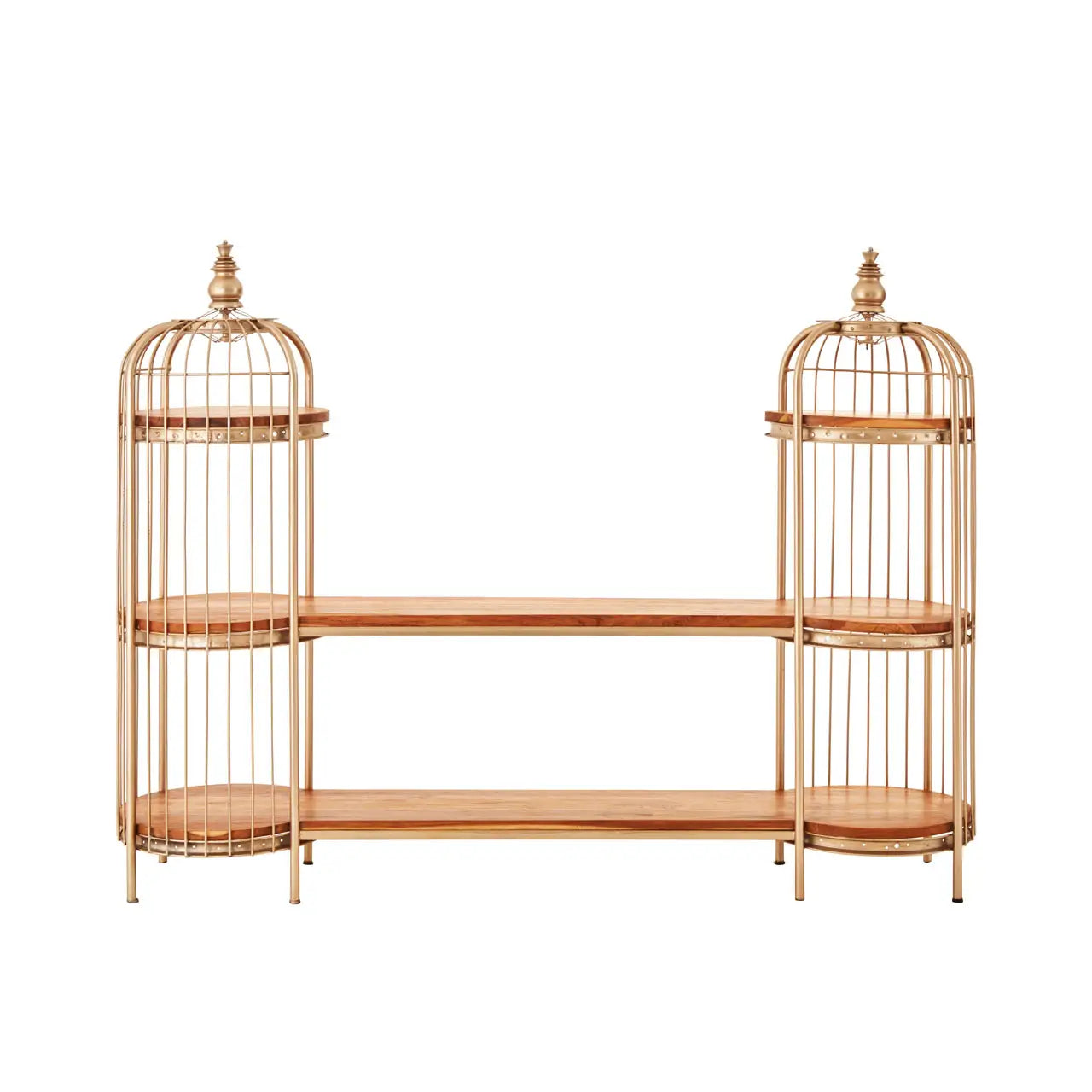 Mantis Champagne Gold Finish Birdcage Unit