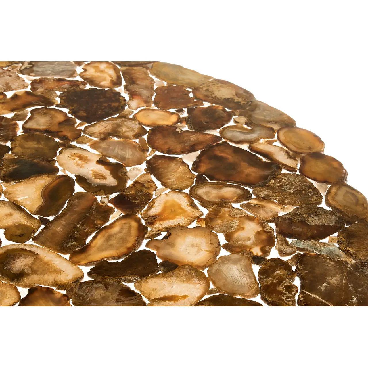 Relic Agate Top Round Coffee Table