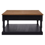 Loire 1 Drawer Black Coffee Table