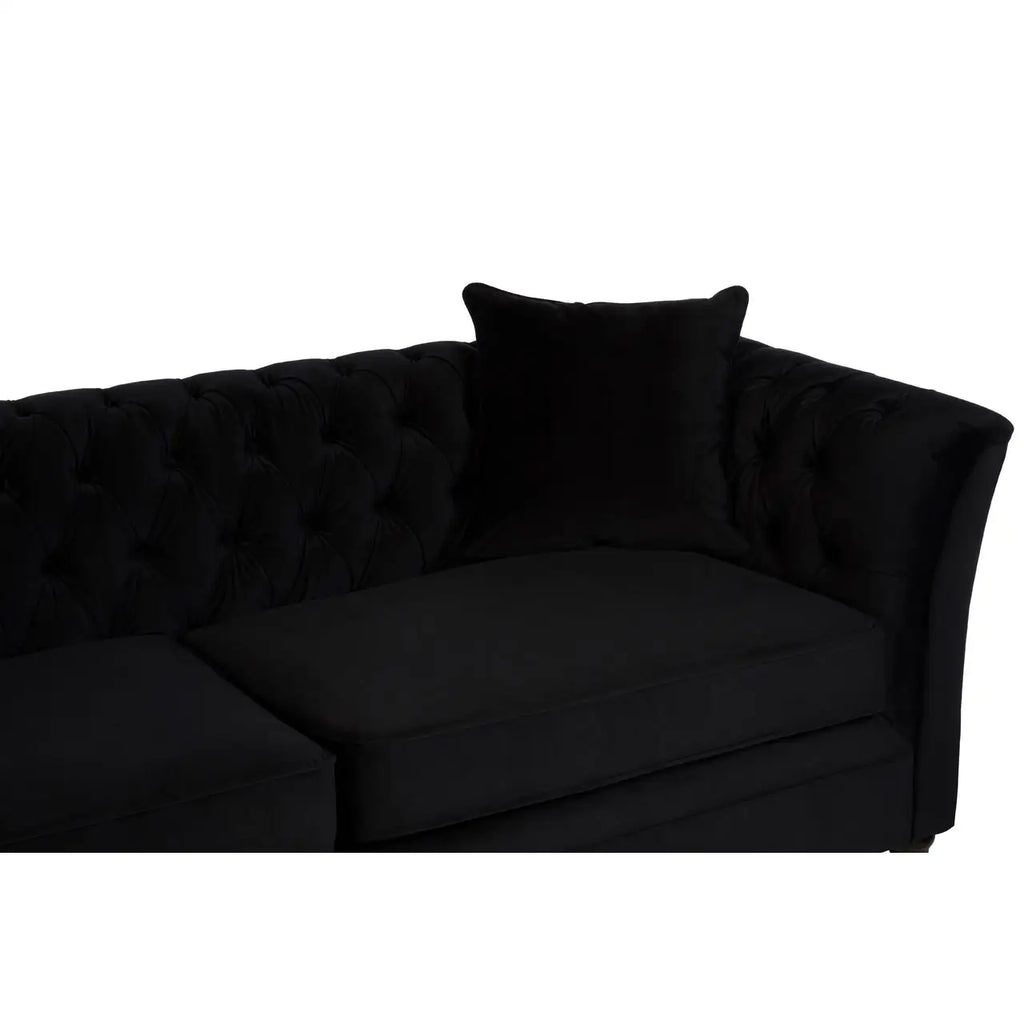 Sabrina 3 Seat Onyx Sofa