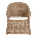 Lovina Rounded Back Natural Rattan Chair