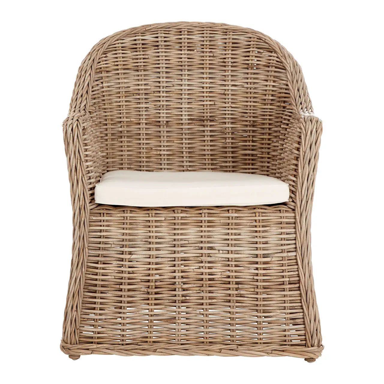 Lovina Rounded Back Natural Rattan Chair