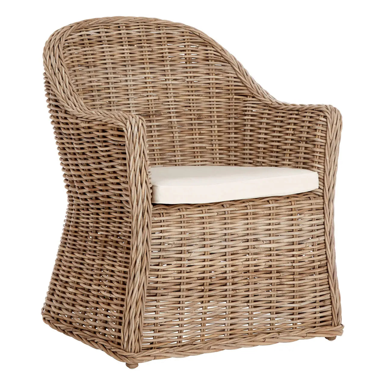 Lovina Rounded Back Natural Rattan Chair