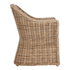 Lovina Rounded Back Natural Rattan Chair
