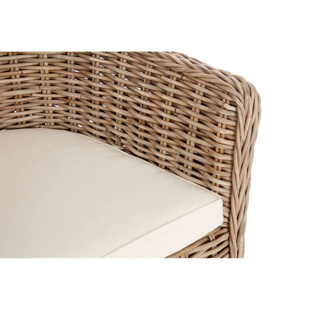 Lovina Rounded Back Natural Rattan Chair