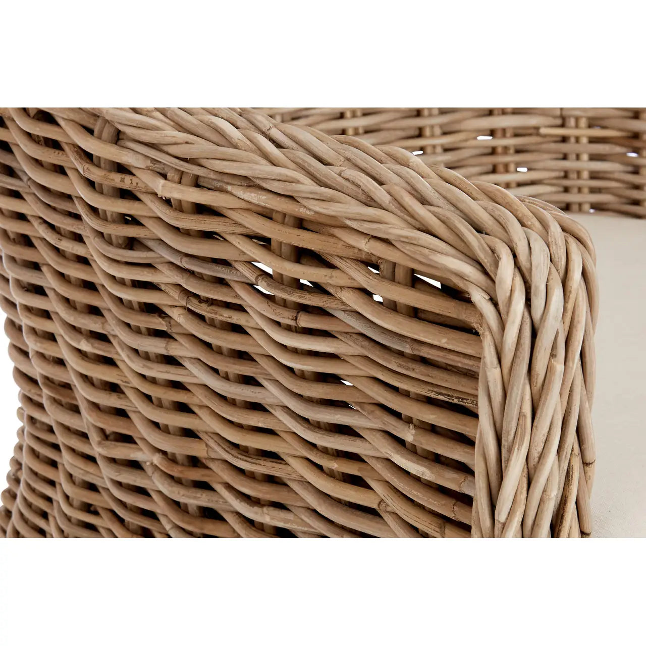 Lovina Rounded Back Natural Rattan Chair