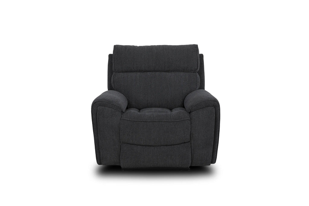 Atlanta Black Lay-Z-Boy Style Fabric Power Recliner Armchair