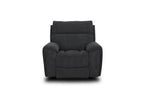 Atlanta Black Lay-Z-Boy Style Fabric Power Recliner Armchair