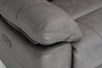 Jackson Grey Lay-Z-Boy Style Fabric Power Recliner Armchair