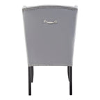 Kensington Townhouse Grey Velvet Dining Chair