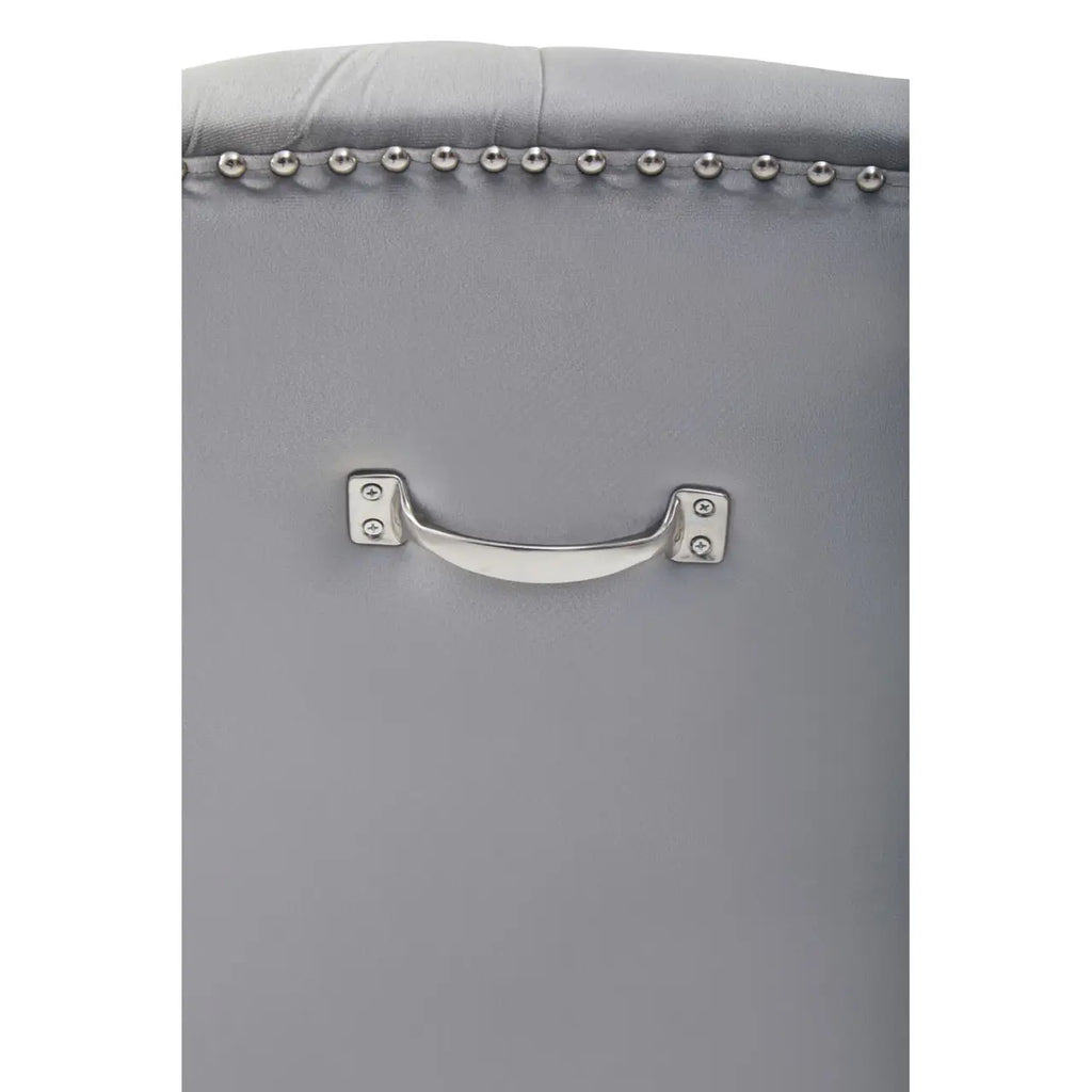 Kensington Townhouse Grey Velvet Dining Chair