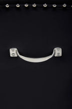 Kensington Townhouse Black Velvet Dining Chair with Dark Legs