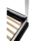 Piermount Black Velvet Bed