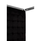 Piermount Black Velvet Bed