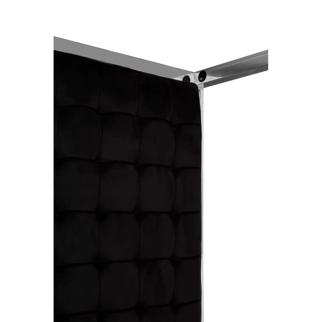 Piermount Black Velvet Bed