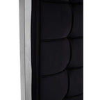 Piermount Black Velvet Bed