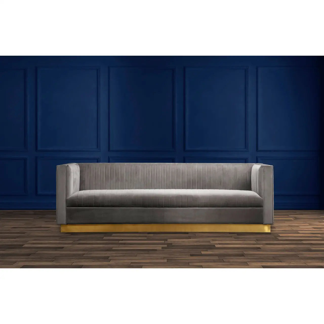 Opal 3 Seat Grey Sofa