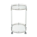Oria Oval Mirrored Trolley