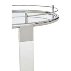 Oria Oval Mirrored Trolley