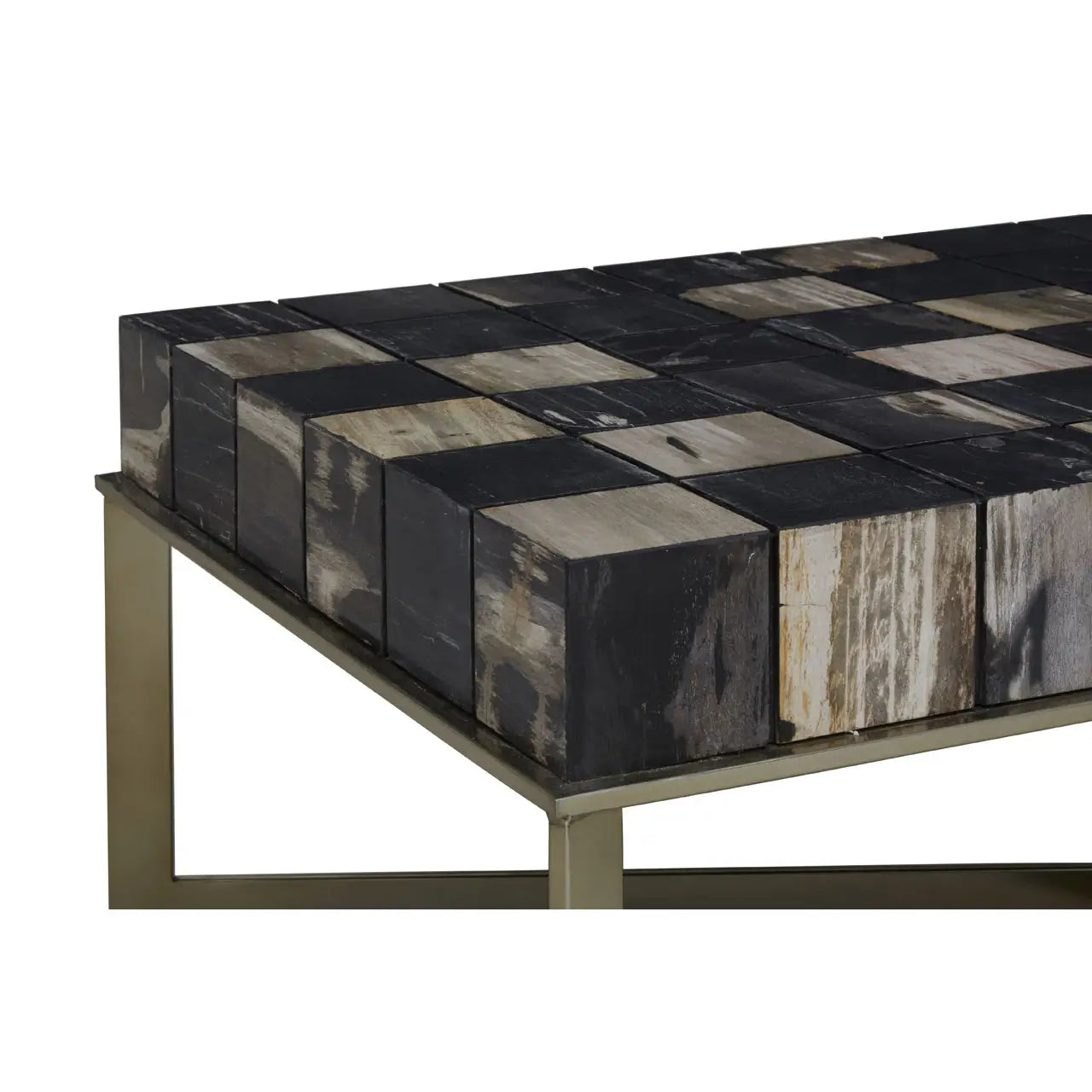 Relic Coffee Table With Brass Finish