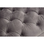 Sefira 3 Seat Viola Pirate Grey Fabric Sofa