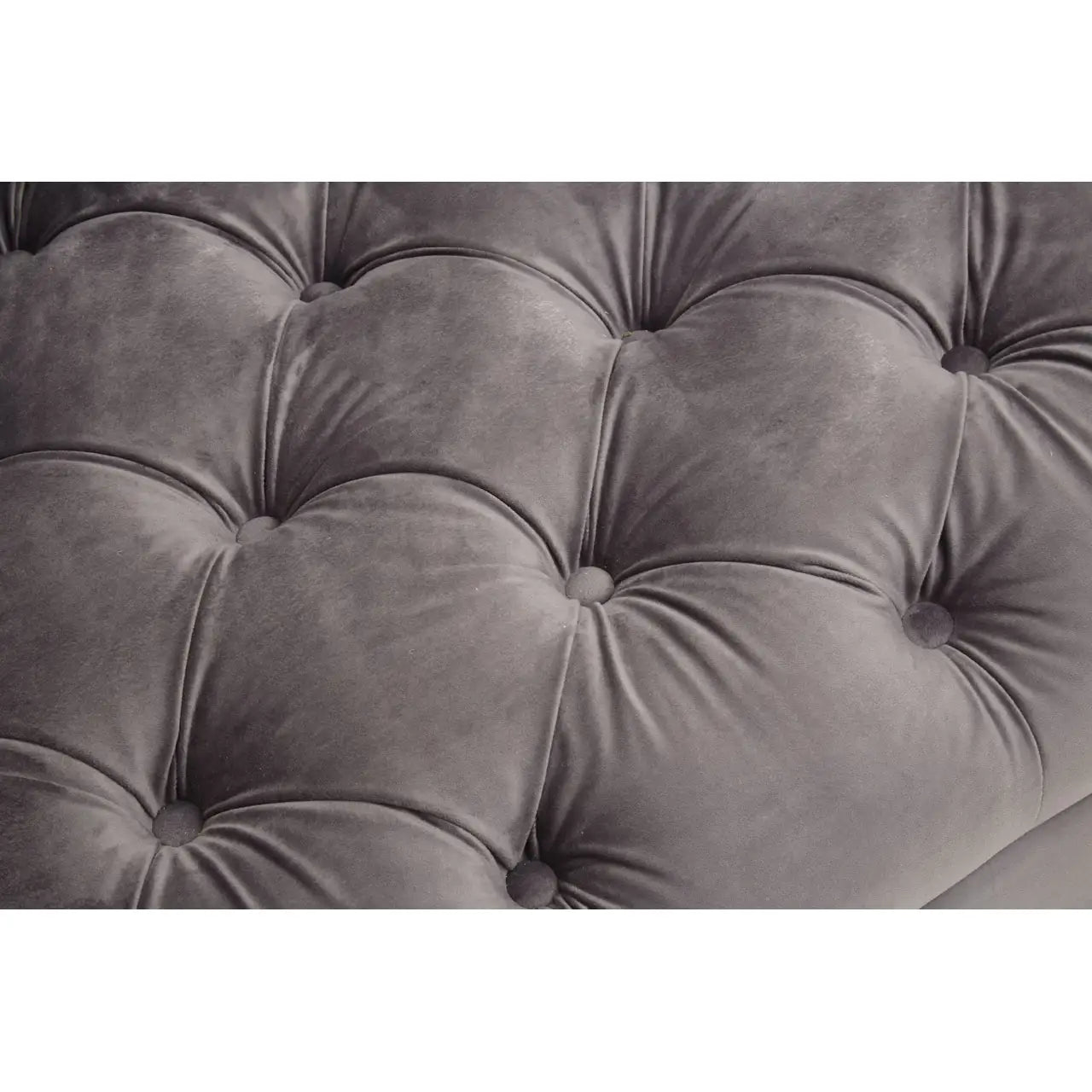 Sefira 3 Seat Viola Pirate Grey Fabric Sofa