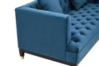 Sefira 2 Seat Navy Fabric Sofa