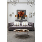 Surina 3 Seat Grey Fabric Sofa