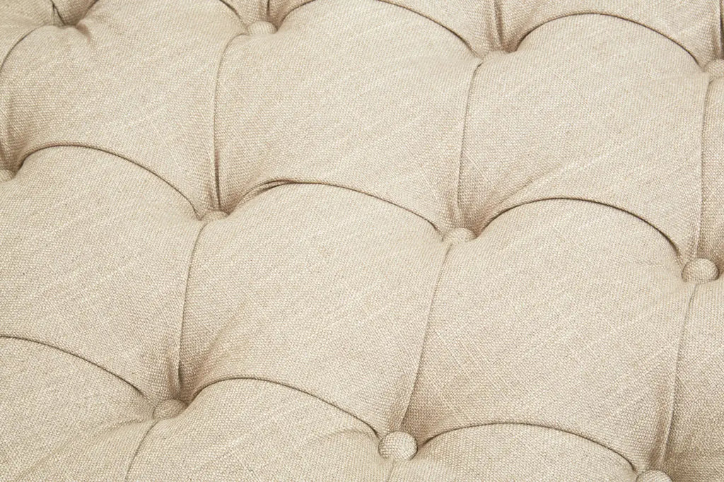 Surina 3 Seat Stone Fabric Sofa