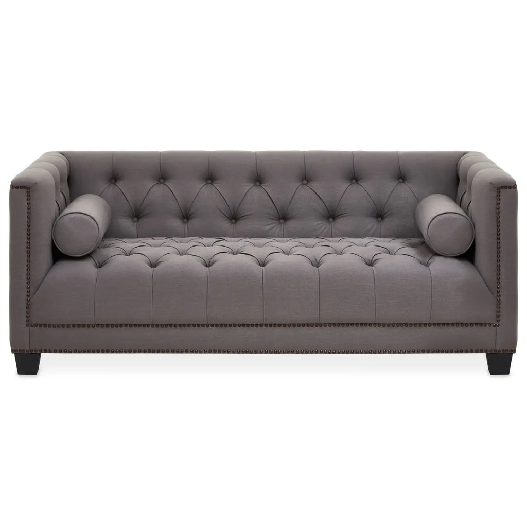 Surina 2 Seat Grey Fabric Sofa