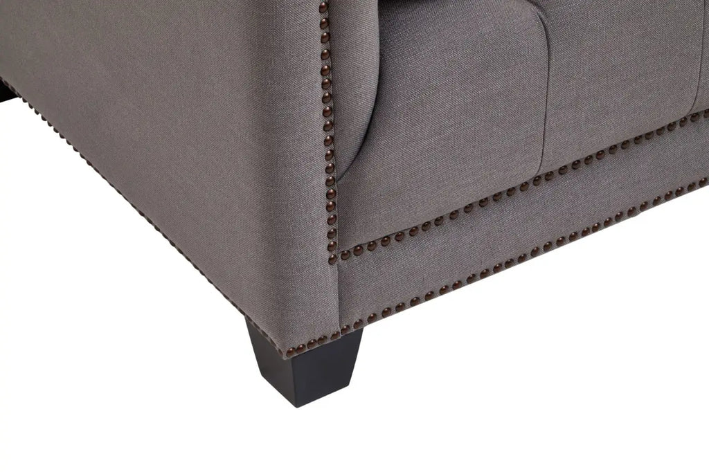 Surina 2 Seat Grey Fabric Sofa