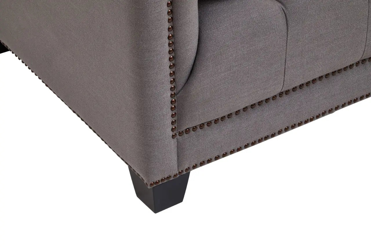 Surina 2 Seat Grey Fabric Sofa