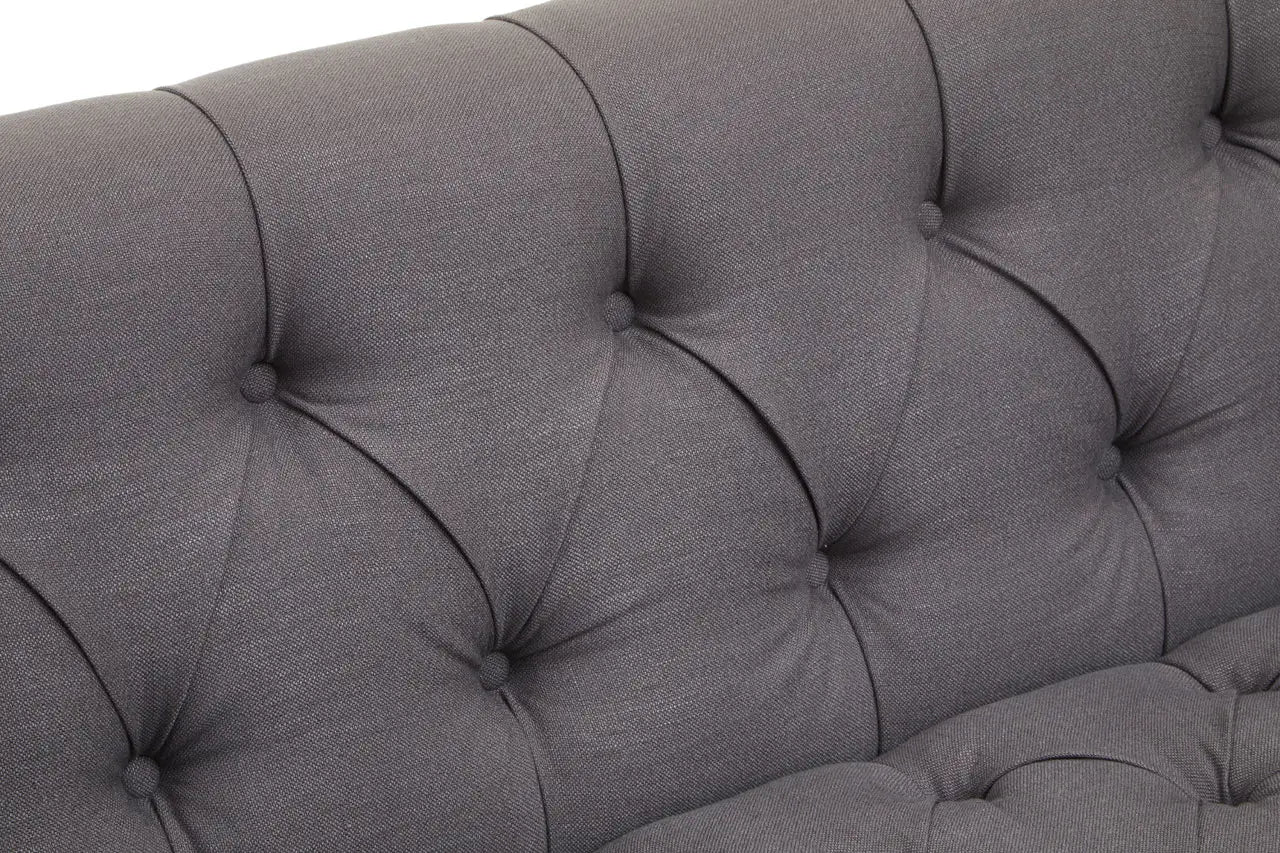 Surina 2 Seat Grey Fabric Sofa