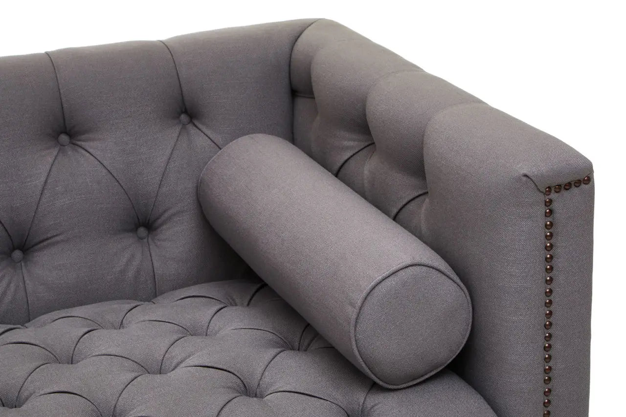 Surina 2 Seat Grey Fabric Sofa