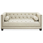 Surina 2 Seat Stone Fabric Sofa