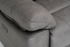 Lucca Inc Lay-Z-Boy Style Fabric Power Recliner Armchair