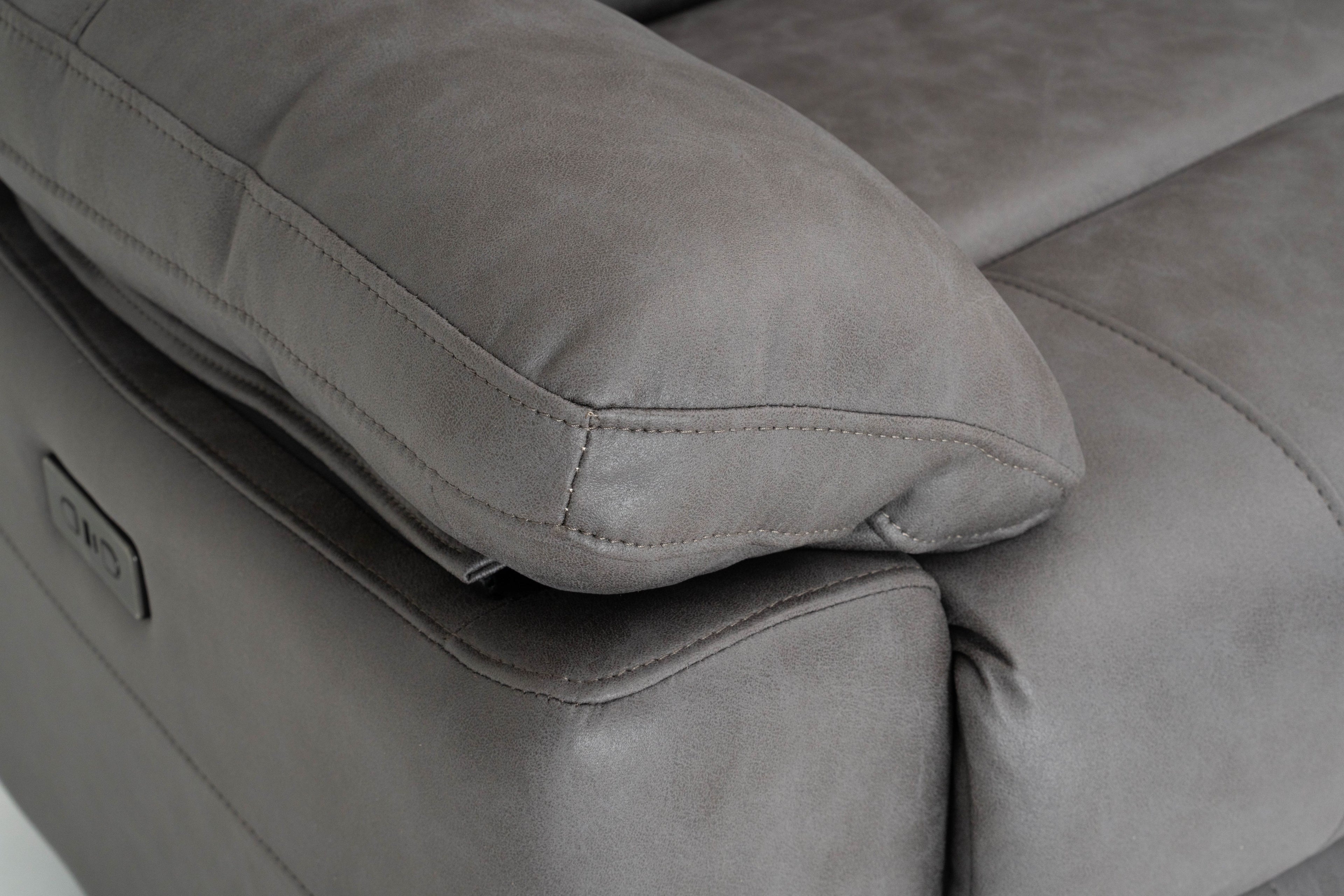 Lucca Inc Lay-Z-Boy Style Fabric Power Recliner Armchair