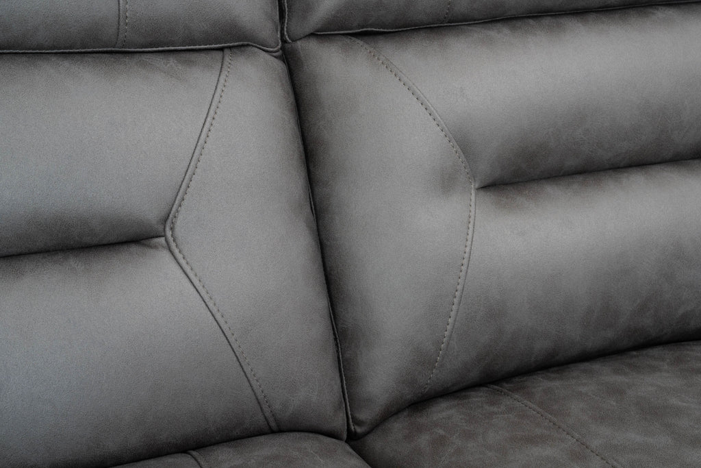 Lucca Inc Lay-Z-Boy Style Fabric Power Recliner 2 Seater Sofa