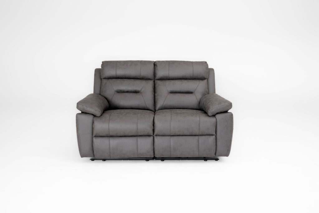 Lucca Inc Lay-Z-Boy Style Fabric Power Recliner 2 Seater Sofa
