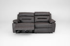 Lucca Inc Lay-Z-Boy Style Fabric Power Recliner 3 Seater Sofa